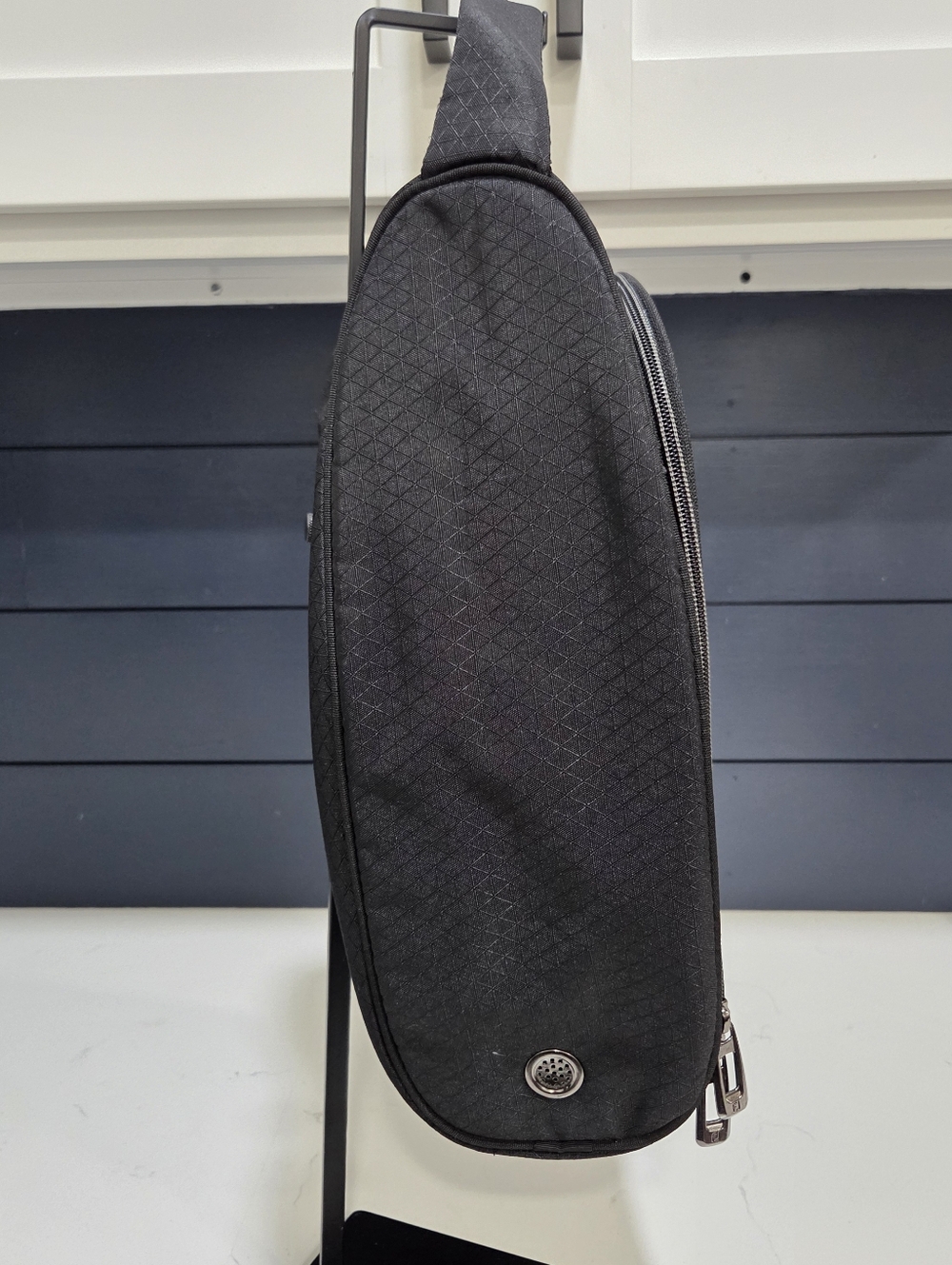 Footjoy Black Travel Golf Shoe Bag Nylon Zip Carry Handle - Picture 3 of 9